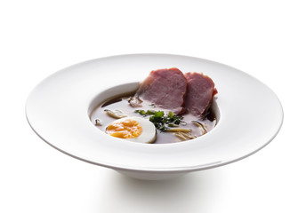 Asian food, noodle soup