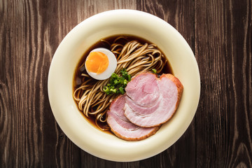 Asian food, noodle soup