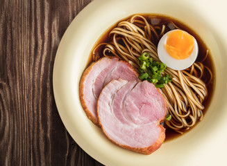 Asian food, noodle soup