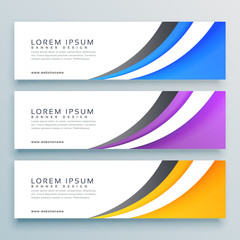 stylish vector headers banner design
