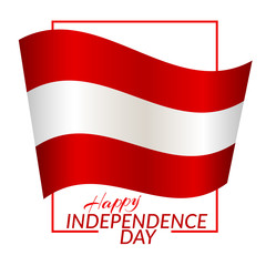 Independence Day of Austria vector