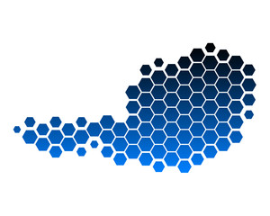 Karte von Österreich