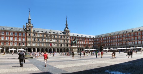 Beautiful architecture of Madrid, Spain