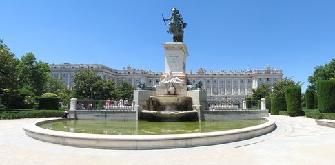 Fototapeta na wymiar Scene of Madrid, Spain