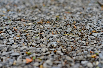 background texture of stone, crushed stone and brick