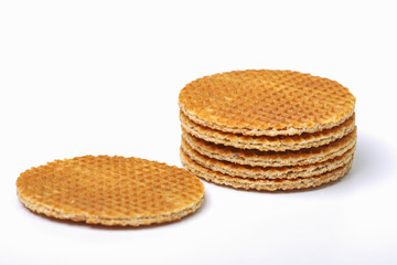 Dutch waffles in stack