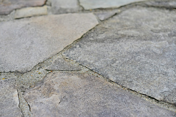 background texture of stone, crushed stone and brick