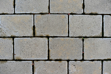 background texture of stone, crushed stone and brick