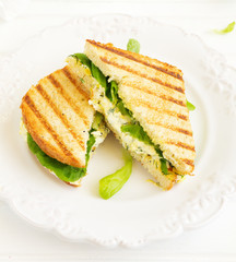 Egg Salad Sandwich. American kitchen.