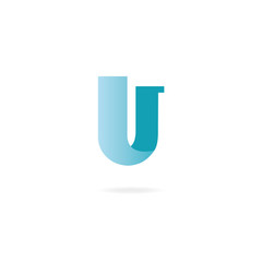 Letter U logo icon design template elements