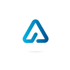 Letter A logo icon design template elements