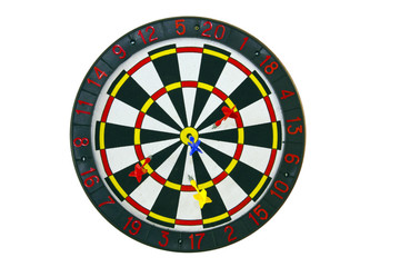 Dartboard isolated