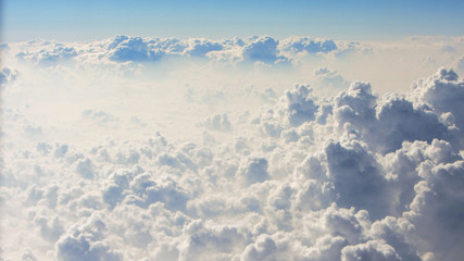 Fototapeta premium Thunderstorm from above