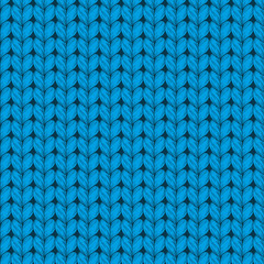 Seamless vector Woolen Christmas Knitted Pattern