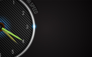 Naklejka premium abstract metallic clock technology sports concept background