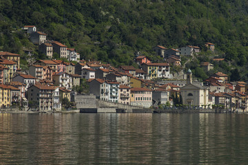 Fototapeta na wymiar .Lombardy; Lake Como, Sala Comacina, near the namesake island.