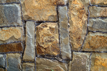 Old stone wall, background, texture