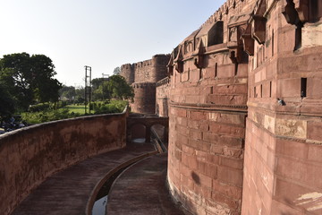 Agra fort Wall