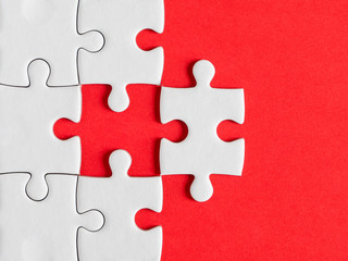 White jigsaw puzzle 1