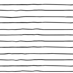 Seamless pattern with hand drawn ink shapes. Trendy black and white background. Great for fabric, textile, wrapping. Vector Illustration