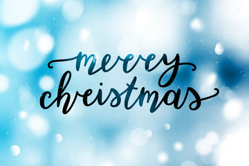 merry christmas lettering