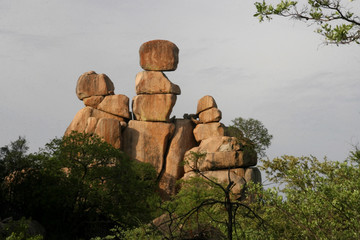 unique group of boulders, Matopos National Park, Zimbabwe