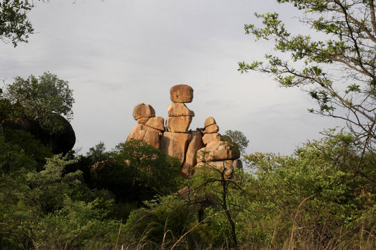 unique group of boulders, Matopos National Park, Zimbabwe