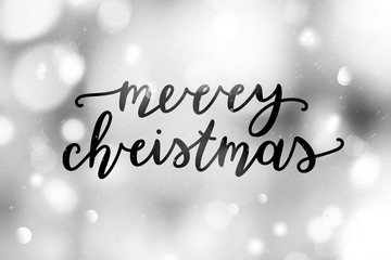 merry christmas lettering