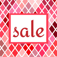 Seasonal sale banner.  Design for flyer, poster, sticker. Marketing idea, decline in prices. Shopping tag. Weekend special offer for buyer