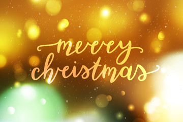 merry christmas lettering