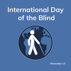 Fototapeta premium Blind people day