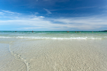 Empty sea and beach background with copy space ,Samed island ,Rayong, Thailand