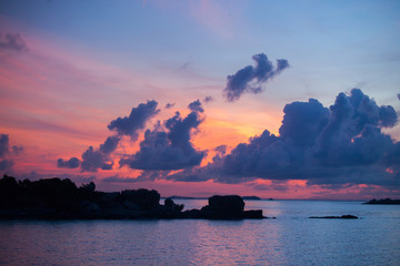 Fototapeta premium sunset sky background