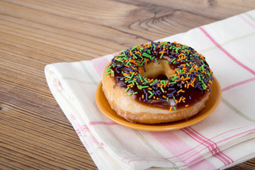 Yummy Donuts on White