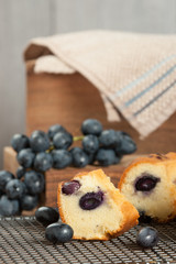 Home Baked Italian Cake With Grape.