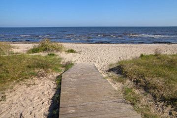 Fototapeta na wymiar Baltic sea coastline.