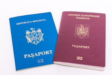 Moldova and Romania foreign passports