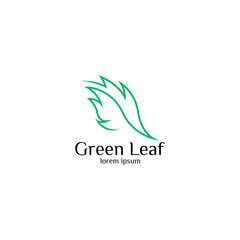 Leaf logo vector art