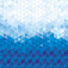 Blue crystal background