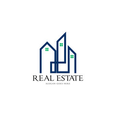 Real Estate Logo Vector Art