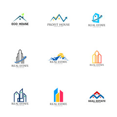 Real Estate Logo Vector Art