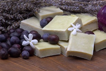 Natural olive handmade soap.