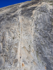 Half Dome Cables from Bottom