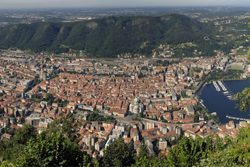 Fototapeta na wymiar .Lombardy, Como; view from 