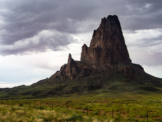 Rock Spire in Desert