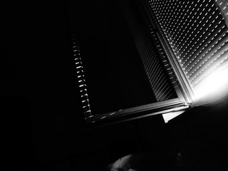 Fenster schwarz-wei&szlig;