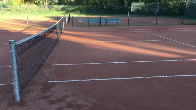 Tennisplatz, au&szlig;en, Sport