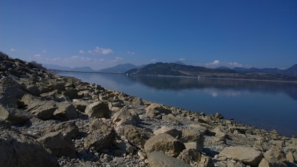 Water reservoir lake 