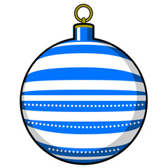 Isolated christmas tree ball