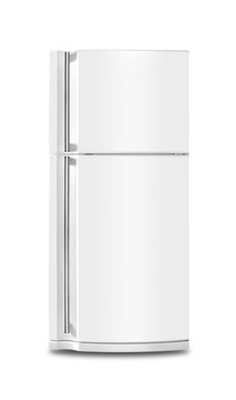 Home appliance - Refrigerator. Isolated